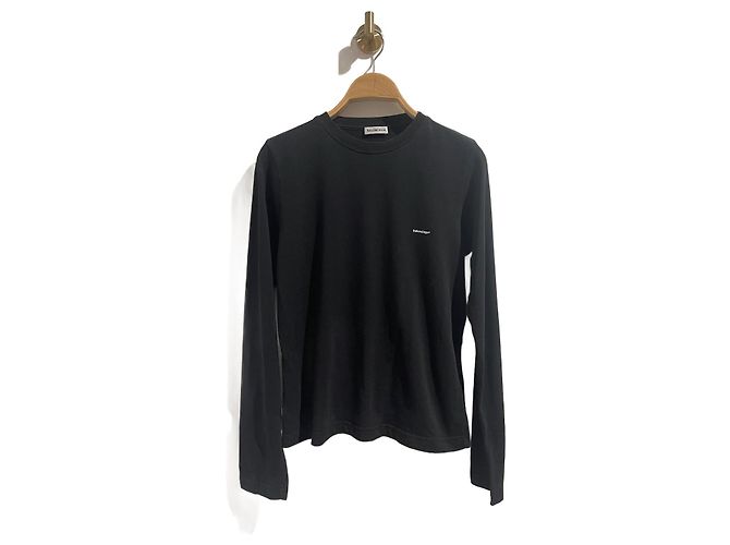 BALENCIAGA Tops T.Internacional M Algodón Negro