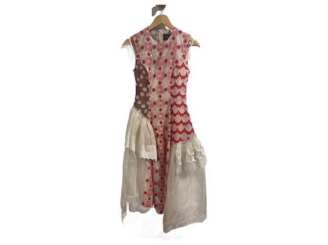SIMONE ROCHA  Dresses T.Uk 6 silk Red  ref.1282591