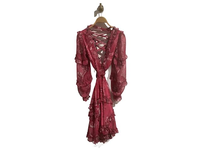 Autre Marque FETISH SUANCES  Dresses T.International XS Polyester Pink  ref.1282593