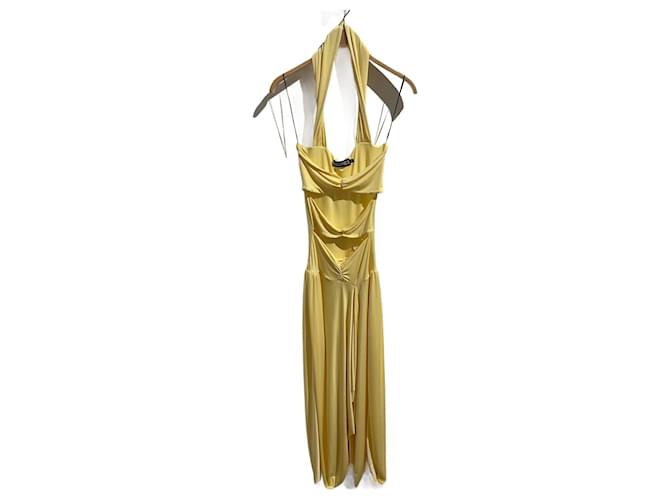 Autre Marque SIEDRES  Dresses T.fr 36 polyester Yellow  ref.1282594
