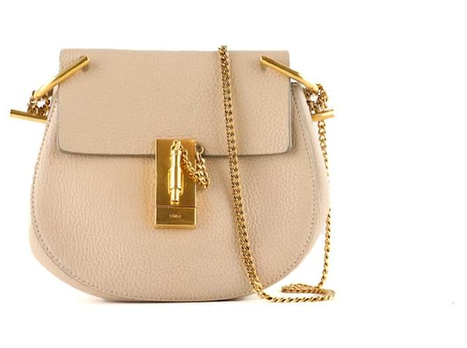 Drew Chloé CHLOE  Handbags T.  leather Beige  ref.1282601