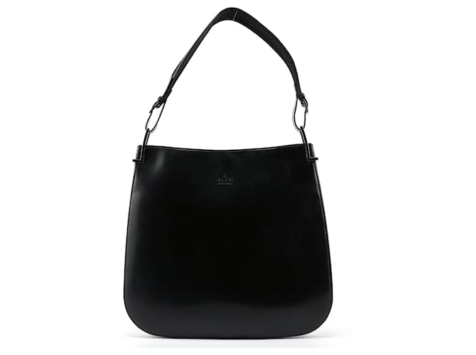 GUCCI Sacs bandoulière Cuir verni Noir Jackie Cuir vernis  ref.1282671