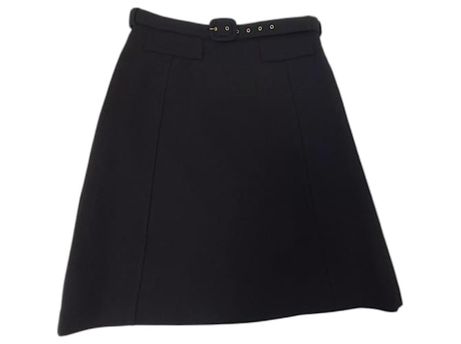 Dolce & Gabbana Skirts Black Wool  ref.1282703