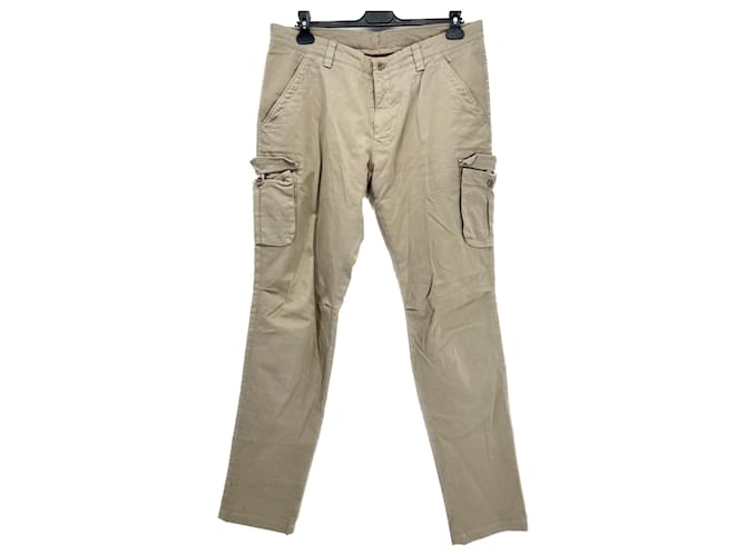 LORO PIANA  Trousers T.it 54 cotton Beige  ref.1282753