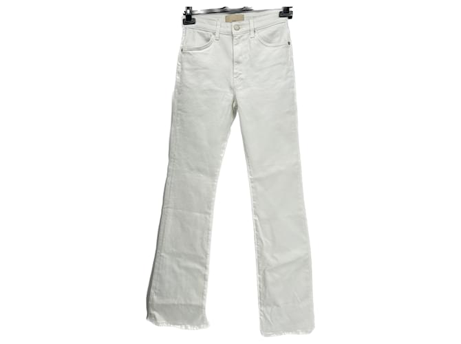 Autre Marque Calça Jeans CQY.US 27 Algodão Branco  ref.1282763