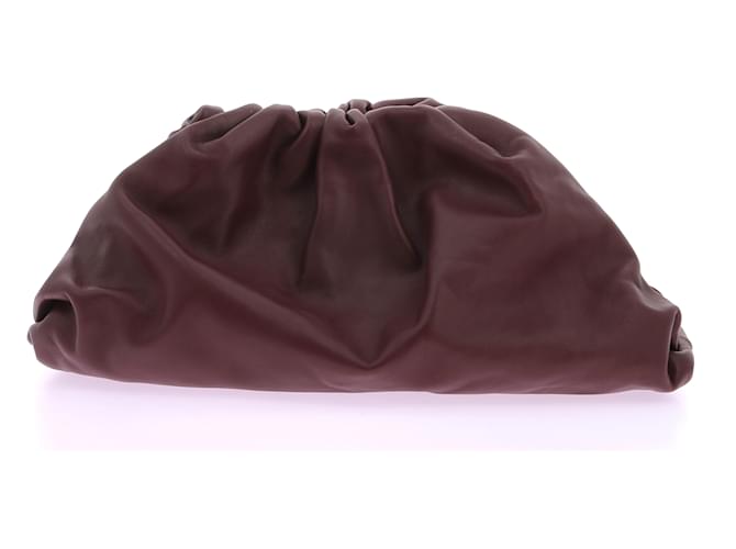 BOTTEGA VENETA  Clutch bags T.  leather Dark red  ref.1282777