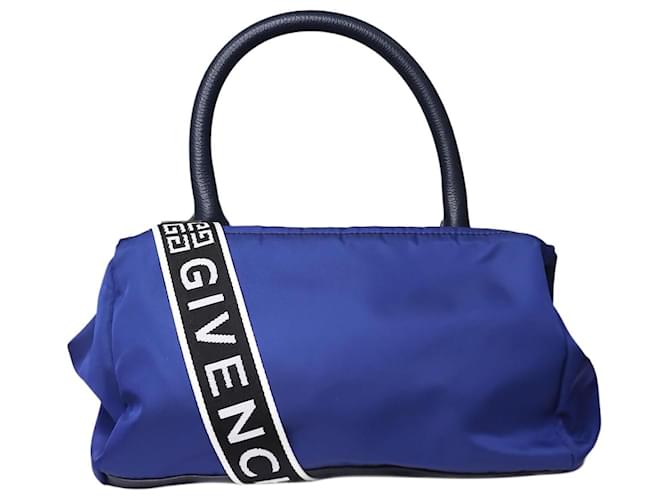 Givenchy Blue nylon Pandora bag  ref.1282849