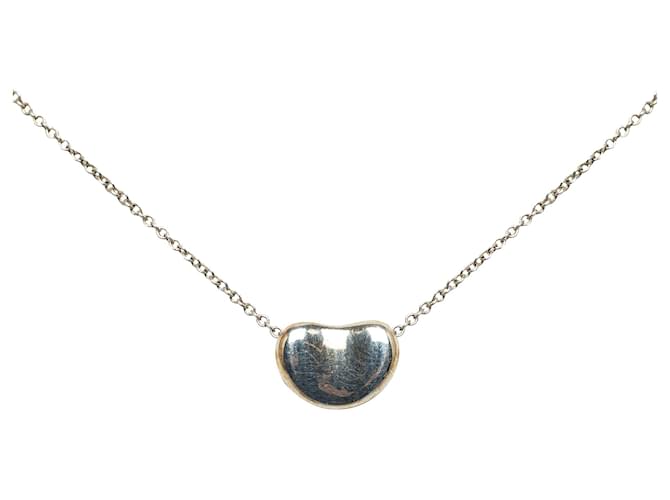 Tiffany & Co Tiffany Halskette mit silbernem Bohnenanhänger Metall  ref.1282947