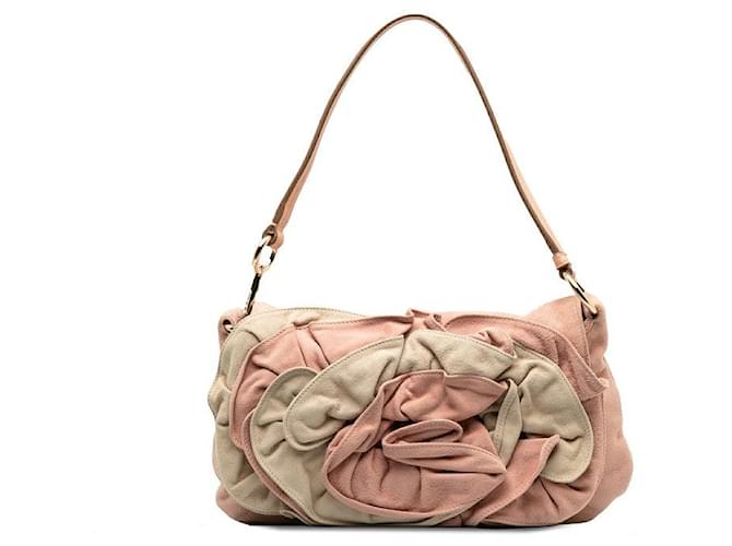 Yves Saint Laurent Flower Shoulder Bag Cotton  ref.1283006