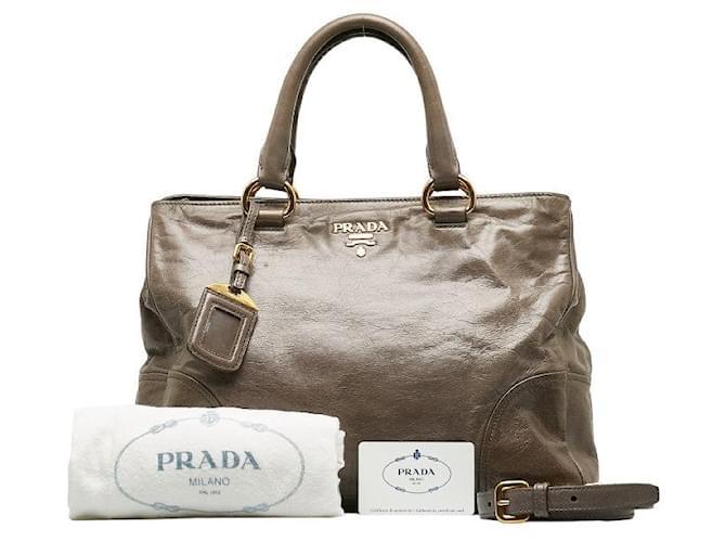 Prada Vitello Shine Tote Bag BN2533 Leather  ref.1283028