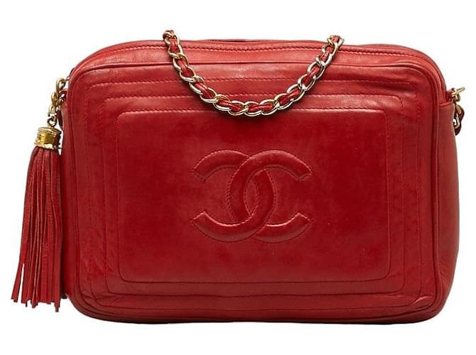 Chanel CC Tassel Camera Bag Leather  ref.1283031