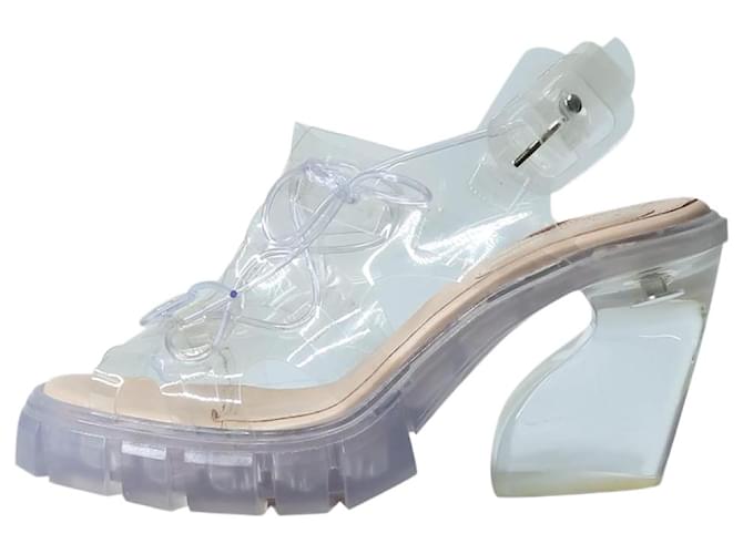 Simone Rocha Clear Jelly Trek lace-up sandals - size EU 40 Polyurethane  ref.1283048