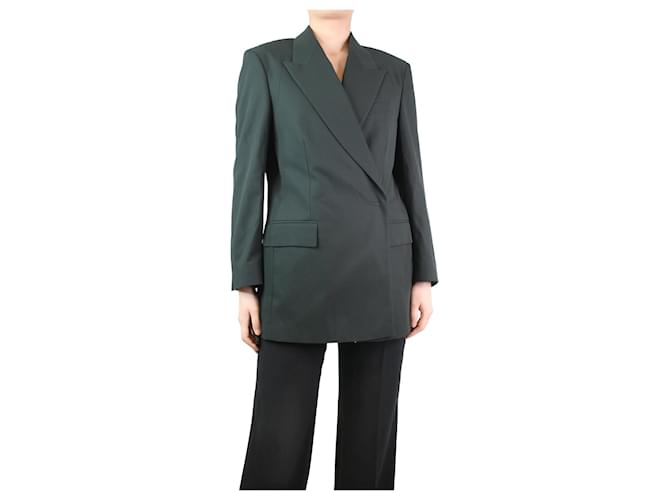 Dries Van Noten Dark green blazer - size UK 10 Cotton  ref.1283071