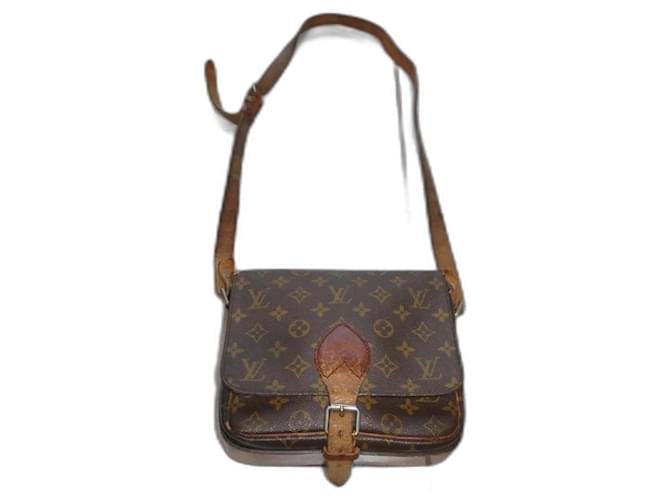 Louis Vuitton Cartouchière GM bag Brown Leather  ref.1283090