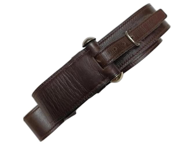 Hermès Belts Dark brown Leather  ref.1283096