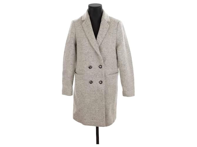 SéZane Wool coat Grey  ref.1283156