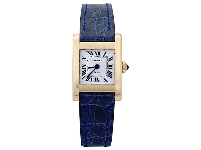 Cartier “Tank Normale” yellow gold watch.  ref.1283226