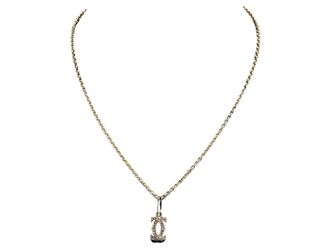 Cartier C2 charm necklace Golden  ref.1283318