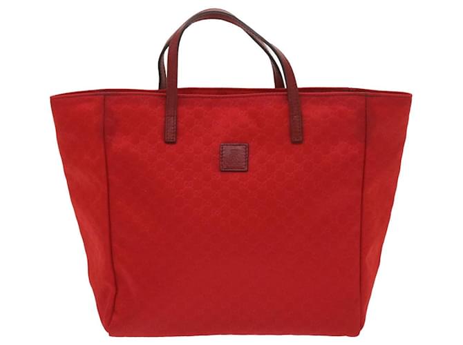 Gucci GG Toile Synthétique Rouge  ref.1283341