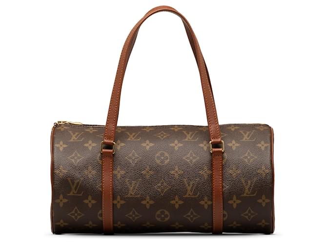 Brown Louis Vuitton Monogram Papillon 30 handbag Leather  ref.1283580