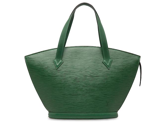 Bolsa Louis Vuitton Epi Saint Jacques PM verde com alça curta Couro  ref.1283599