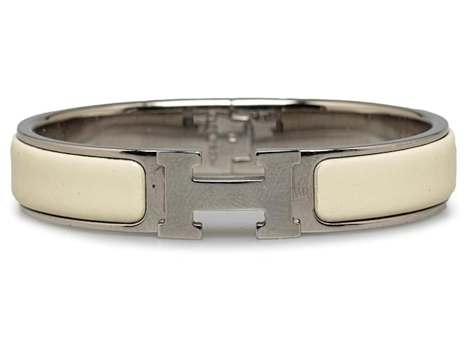 Silbernes Hermès-Clic-Clac-H-Armband Metall  ref.1283604