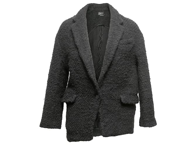 Black Isabel Marant Boucle Wool Blazer Size FR 38  ref.1283607
