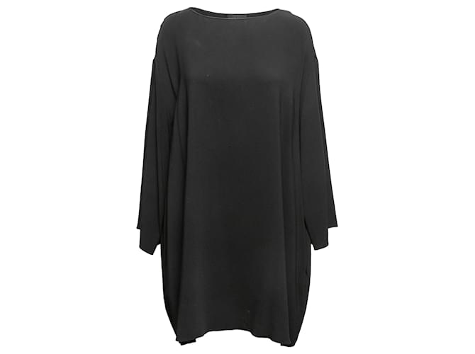Robe pull noire à col bateau The Row Taille XS/S Synthétique  ref.1283612
