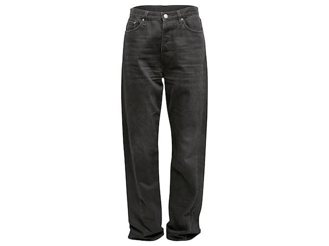 Totême Black Toteme Wide-Leg Jeans Size US 29 Denim  ref.1283613