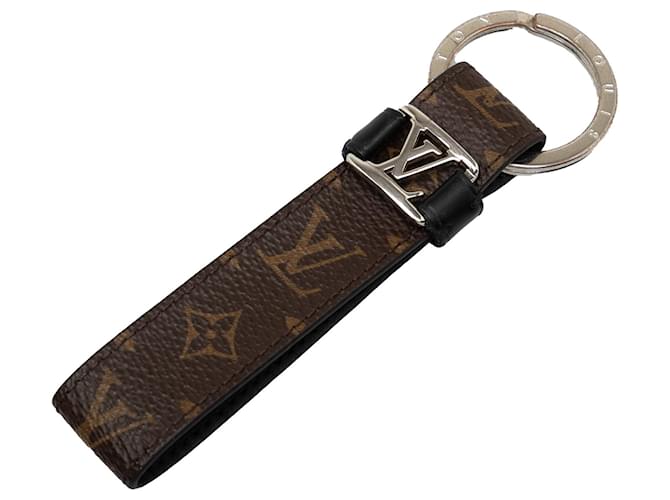 Brown Louis Vuitton Monogram Dragonne Key Chain Cloth  ref.1283644