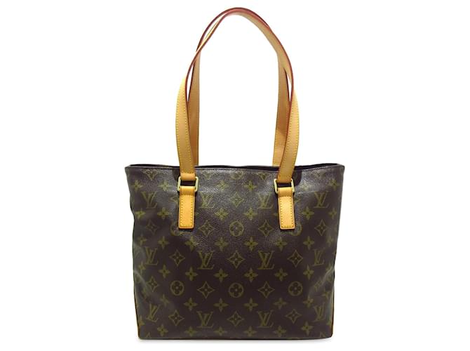 Brown Louis Vuitton Monogram Cabas Piano Tote Bag Leather  ref.1283646