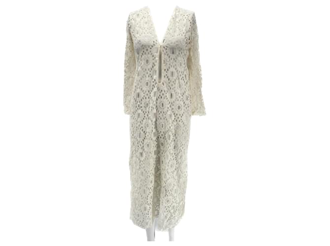 Autre Marque MERGIM  Dresses T.0-5 1 cotton White  ref.1283981
