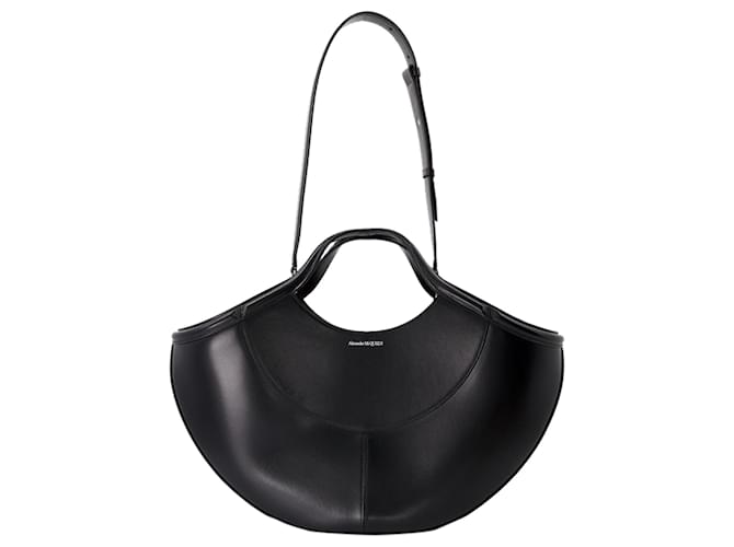 Cove Bag - Alexander McQueen - Leather - Black Pony-style calfskin  ref.1284009