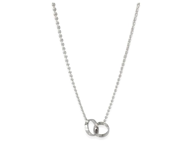 Cartier Love Fashion Necklace in 18K white gold Silvery Metallic Metal  ref.1284021