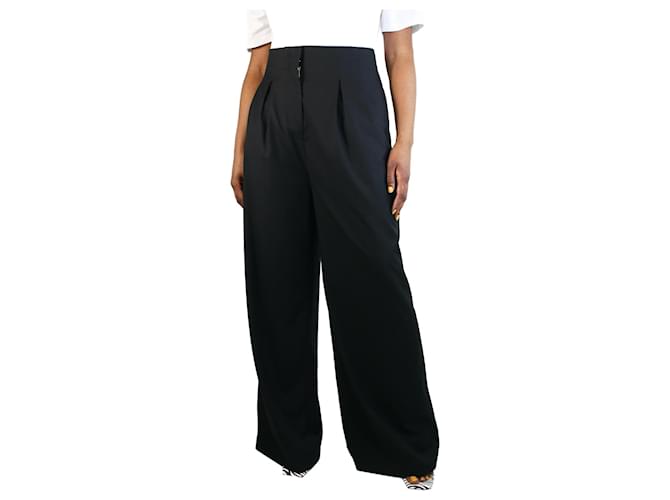 Autre Marque Pantalon large noir - taille UK 16 Polyester  ref.1284068