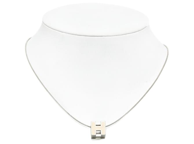 Hermès Collar Hermes Plata Cage d'H Cube Metal  ref.1284170