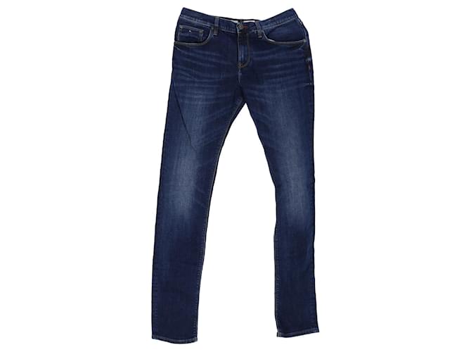 Tommy Hilfiger Jeans indaco da uomo slim fit Blu Cotone  ref.1284191