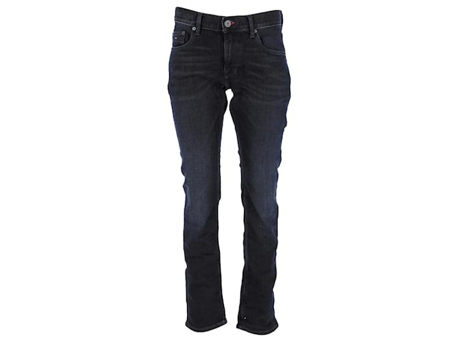 Tommy Hilfiger Jeans da uomo dal taglio dritto Blu Cotone  ref.1284206