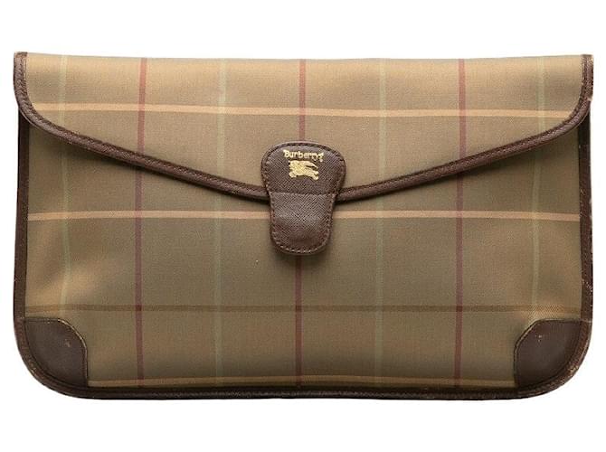 Burberry Pochette in tela scozzese  ref.1284231