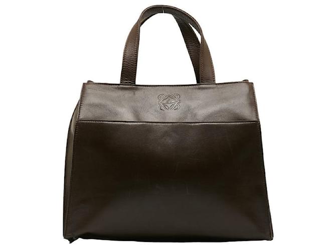 Loewe Leather Anagram Handbag  ref.1284270