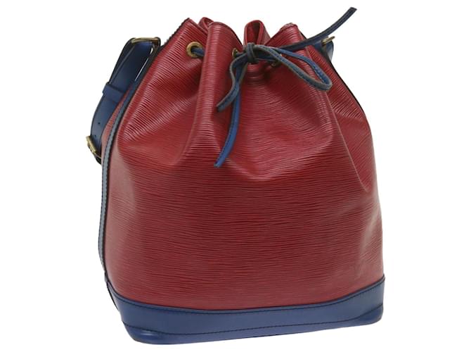 LOUIS VUITTON Epi Noe Shoulder Bag Bicolor Red Blue M44084 LV Auth ar11474b Leather  ref.1284355