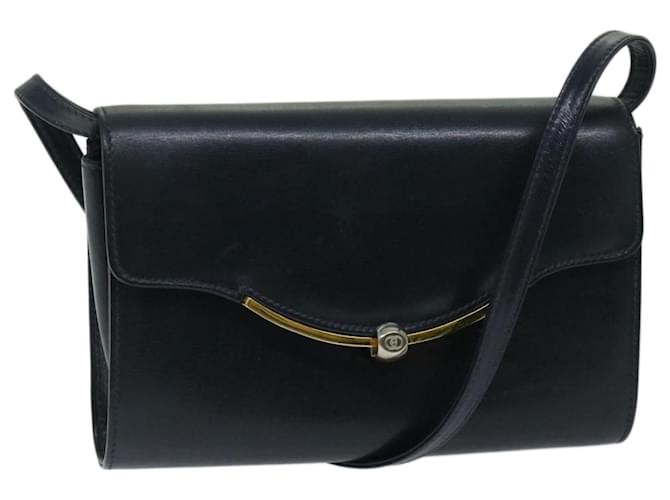 GUCCI Shoulder Bag Leather Black Auth 67527  ref.1284384