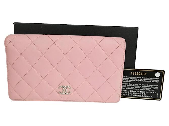 Timeless Chanel Pink Leather  ref.1284463