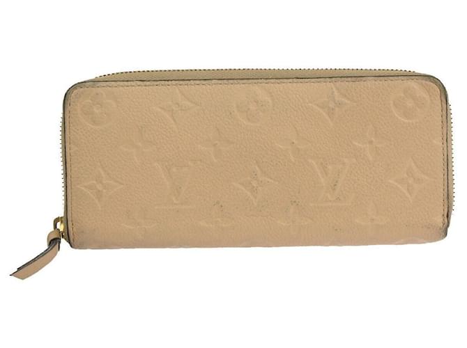 Louis Vuitton Clemence Beige Cuero  ref.1284497