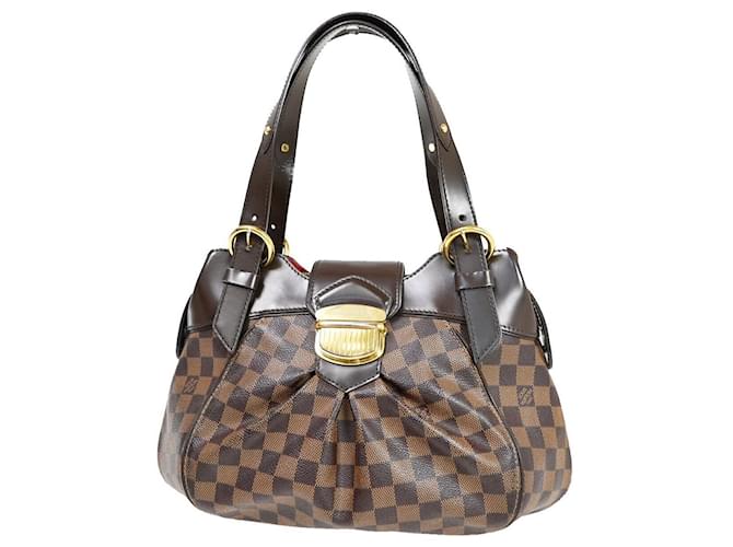 Louis Vuitton Sistina Brown Cloth  ref.1284512