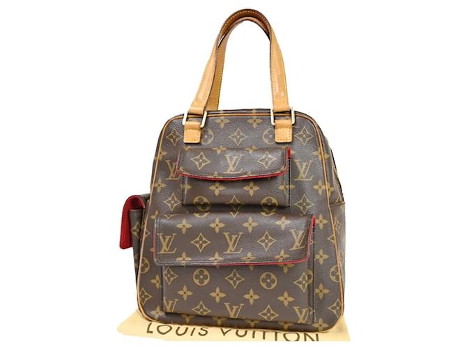 Louis Vuitton Excentri cité Brown Cloth  ref.1284521