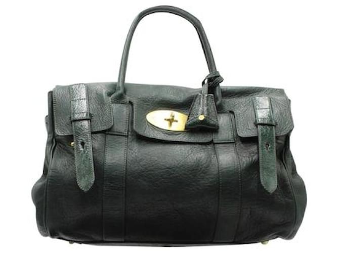 Mulberry Bottle Green Bayswater Tote Bag Leather  ref.1284579
