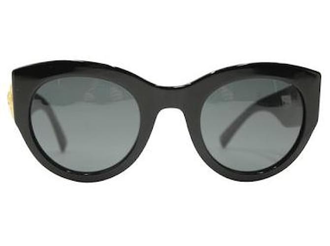 Schwarze Versace Tribute-Sonnenbrille Acetat  ref.1284605