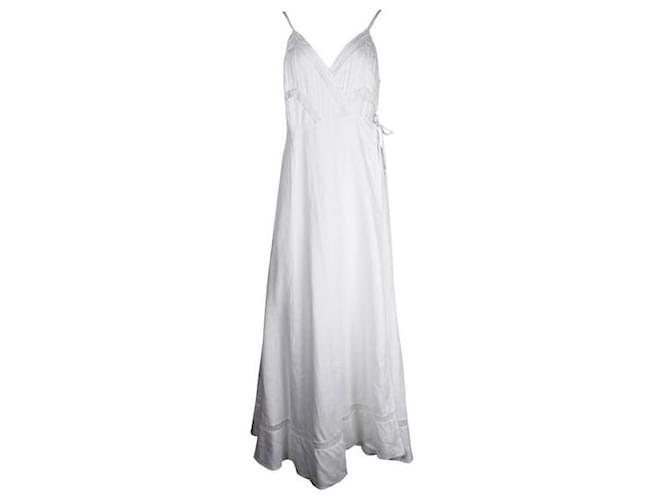 Vestido de verano envolvente de lino blanco de Reformation  ref.1284645