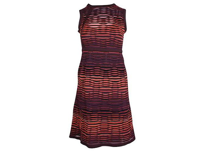 Missoni Robe stretch à rayures multicolores Polyester  ref.1284666